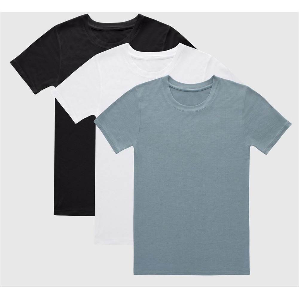 Hanes Originals Boys' SuperSoft T-Shirt, Assorted, 3-Pack M 8-10